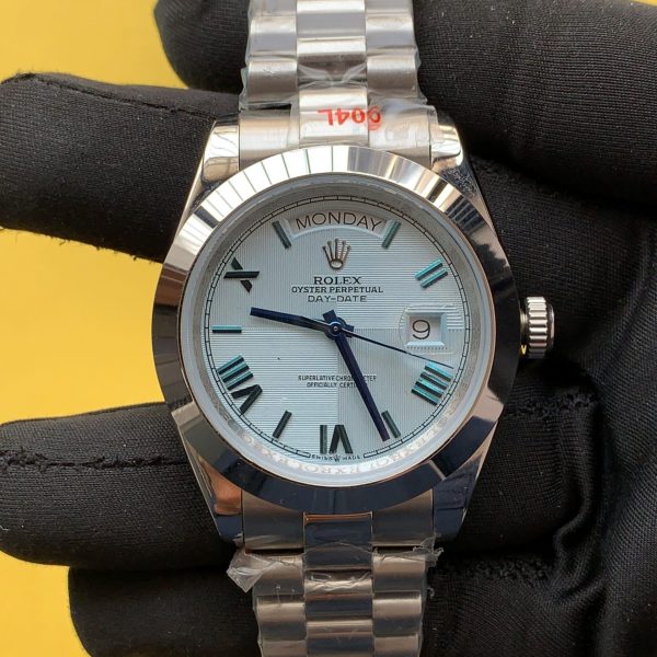 Rolex 218206 day date ii platinum 41mm president bracelet watch