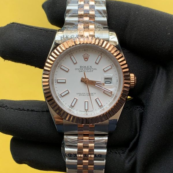 Rolex Datejust 41mm White Dial Jubilee Bracelet 126331 Watch