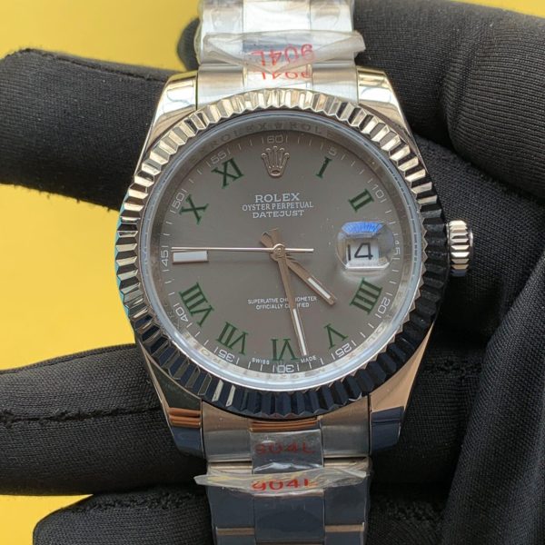 Rolex Datejust 41mm Wimbledon Dial Oyster Bracelet 126334