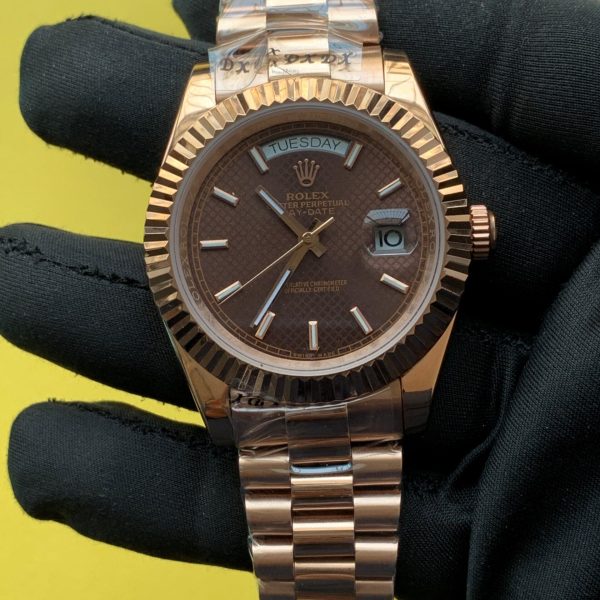 Rolex Day-Date 40MM Rose Gold Men's Watch 228235-0006