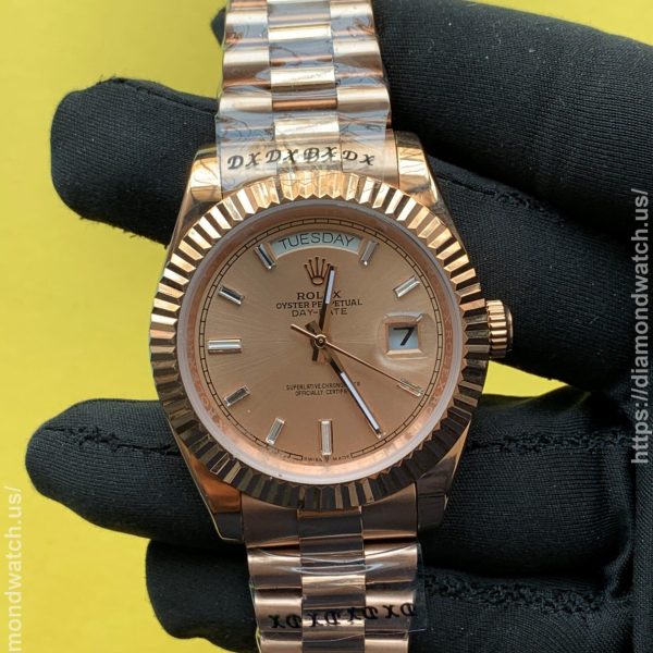 Rolex DayDate 41mm Champagne Presidential Watch 218238