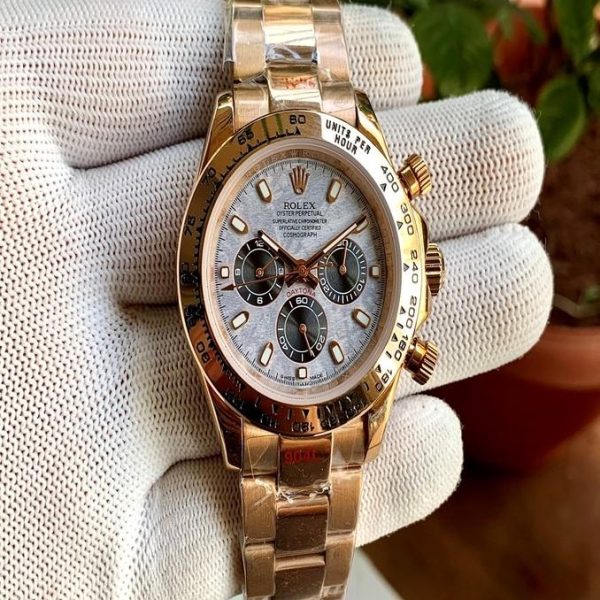 Rolex Daytona 116505 Rose Gold Meteorite Dial Watch