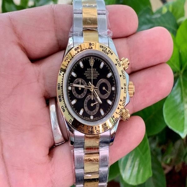 Rolex Daytona 40mm 116503 Black Dial Two Tone Watch