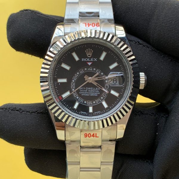 Rolex Sky-Dweller 326934 Black Dial and Oyster Bracelet Watch