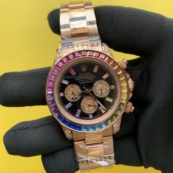 Rolex-daytona 116595RBOW/116505-rainbow-diamonds-watch