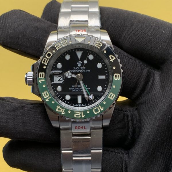 Rolex GMT Master II 126720 Meteorite Grey Dial & BlackGreen Ceramic Bezel Oyster Bracelet