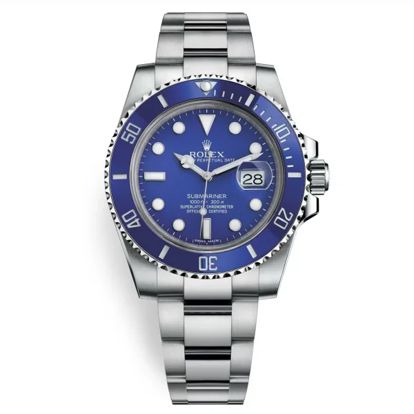 Rolex Submariner 41mm Blue Dial Ceramic Bezel Oyster Bracelet Smurf 116619LB