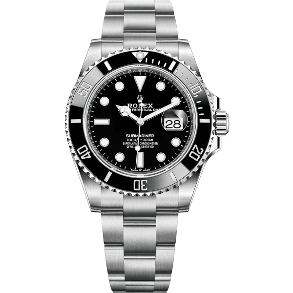 Rolex Submariner Date Black Dial Steel 41mm Ceramic Bezel Oyster Bracelet 126610LN-0001