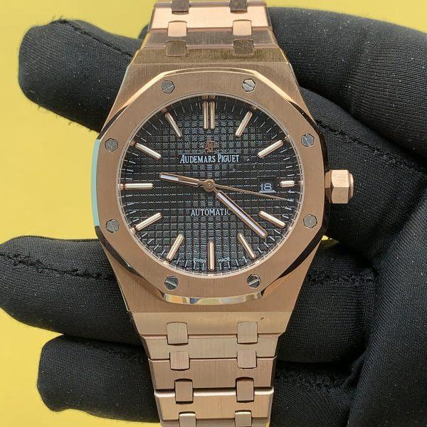 Audemars Piguet Royal Oak 15510OR.Rose Gold Black Dial 41MM Automatic Watch