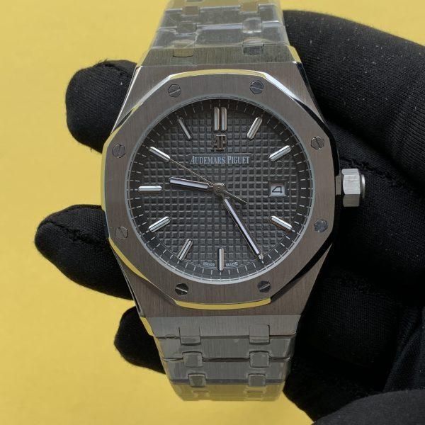 Audemars Piguet Royal Oak 41mm Stainless Steel Slate Grey Dial Automatic Mens Watch