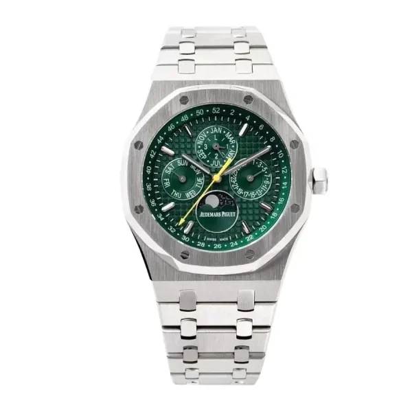 Audemars Piguet Royal Oak Green Dial Perpetual Calendar 41MM Watch 26606ST.OO.1220ST.01