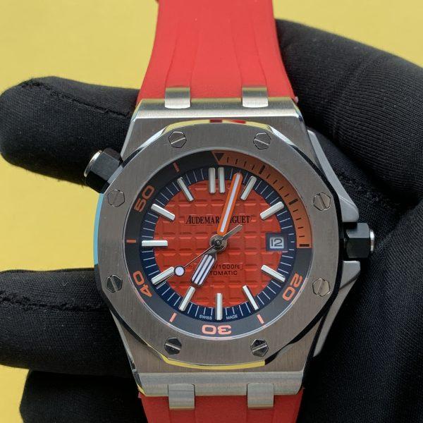 Audemars Piguet Royal Oak Offshore Diver 15720 42MM Red Dial Men’s Watch