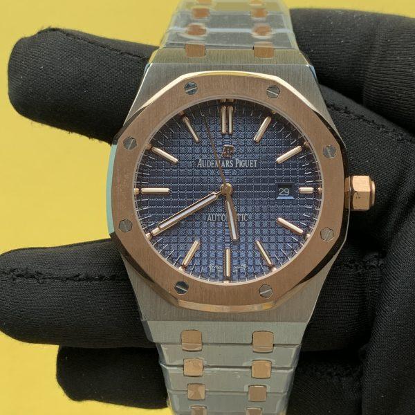 Audemars Piguet Royal Oak Two-Tone 41MM Selfwinding Blue Dial Automatic Watch