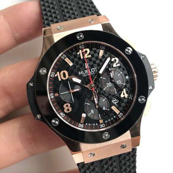 Hublot Big Bang Original Gold Ceramic Black Dial 44mm Wrist Watch  301.PB.131.RX