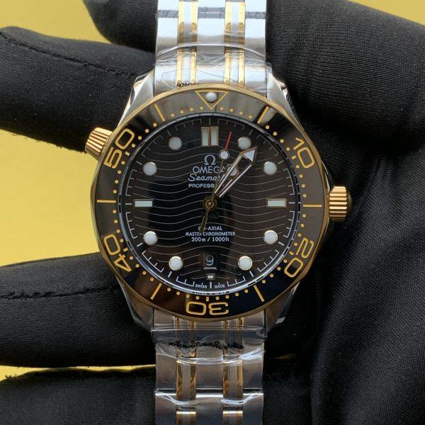 Omega Seamaster 300M Two-Tone 42mm Black Dial Men's Watch