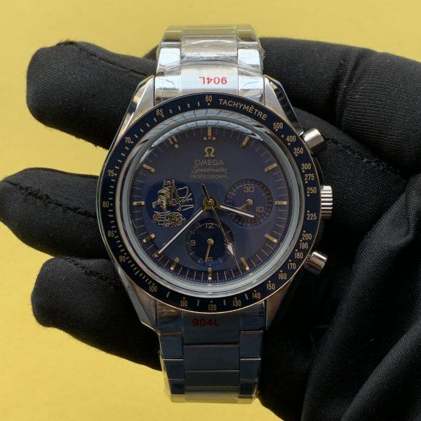Omega Speedmaster Apollo 11 50th Anniversary Moonshine Gold 42mm Blue Dial Men's Watch
