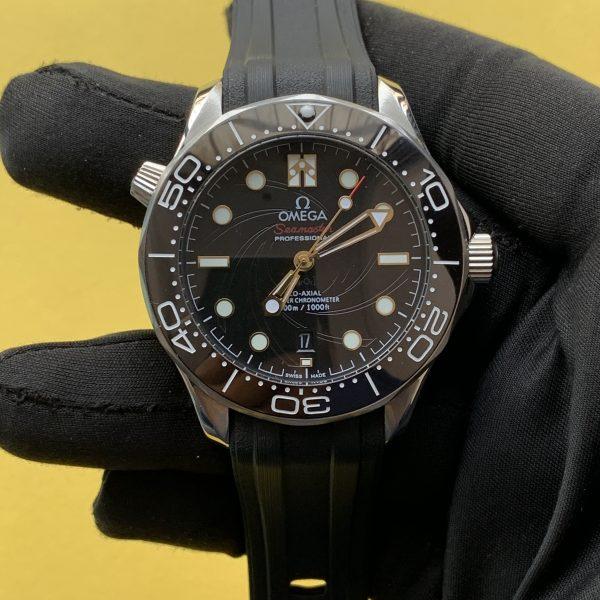 Omega Seamaster 300 Black 42MM Dial Rubber Belt Men’s Wrist Watch