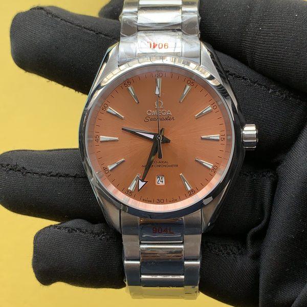 Omega Seamaster Aqua Terra 38mm Orange Dial Men's Watch