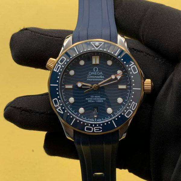 Omega Seamaster Blue Gold 300m Co-Axial Chronometer Automatic Men’s Watch