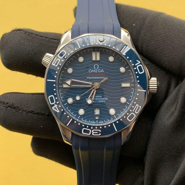 Omega Seamaster Diver 300M 42mm Blue Ceramic Dial Automatic Men's Watch