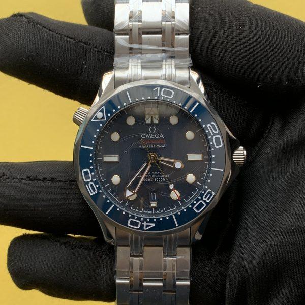 Omega Seamaster Diver 44mm Blue Dial Co-Axial Chronograph Men's Watch