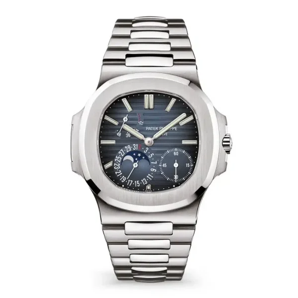 Patek Philippe Nautilus 40mm Blue Dial 5712/1A-001 Stainless Steel Wrist Watch