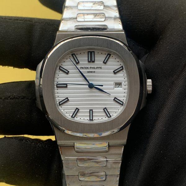 Patek Philippe Nautilus White Dial 40mm Stainless Steel Men’s Watch 5711