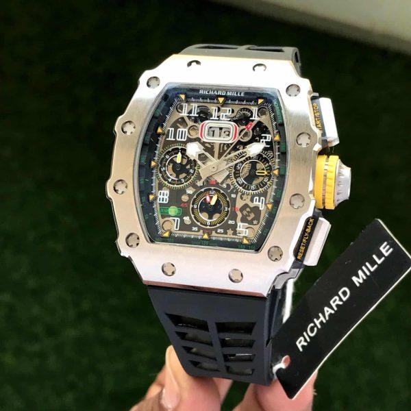 Richard Mille RM 11-03 Flyback Chronograph Silver Automatic Stainless Steel Men’s Watch