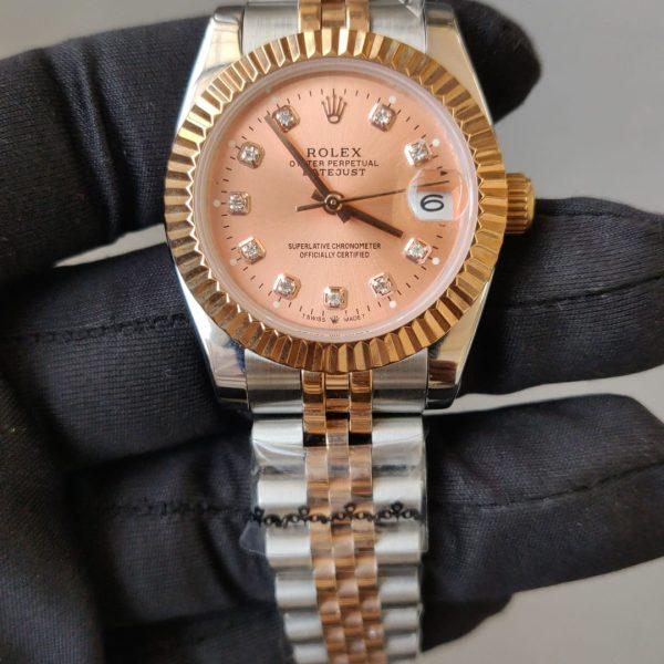 Rolex Lady-Datejust 26mm Steel Rose Gold White Dial Ladies Watch 179171