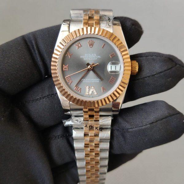 Rolex Lady-Datejust 31MM Slate Grey Dial Diamond Vi Women'S Watch 278271-0030