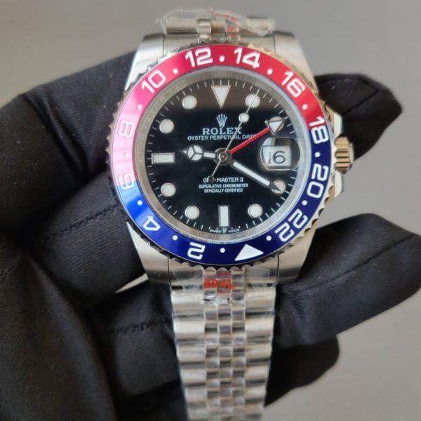 Rolex GMT-Master II 126710BLNR 40MM Black Dial & Blue/Black Ceramic Bezel Jubilee Bracelet