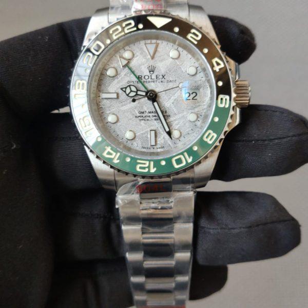 Rolex GMT Master II Meteorite Grey Dial & Black/Green Ceramic Bezel Oyster Bracelet 126719BLRO
