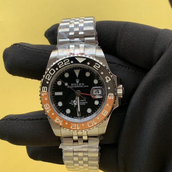 Rolex GMT Master II 126711 Black Dial & Orange/Black Ceramic Bezel Jubilee Bracelet