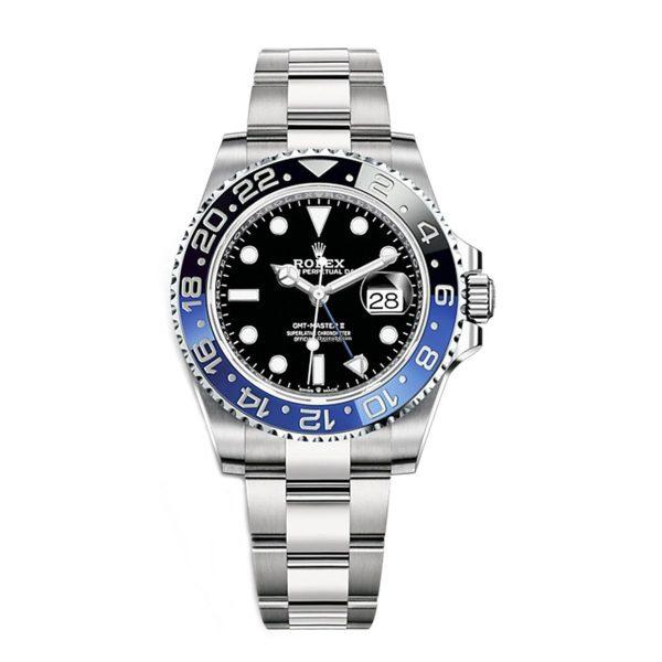 Rolex GMT Master II Batman 40MM Black Dial & Blue/Black Ceramic Bezel Oyster Bracelet 126710BLNR