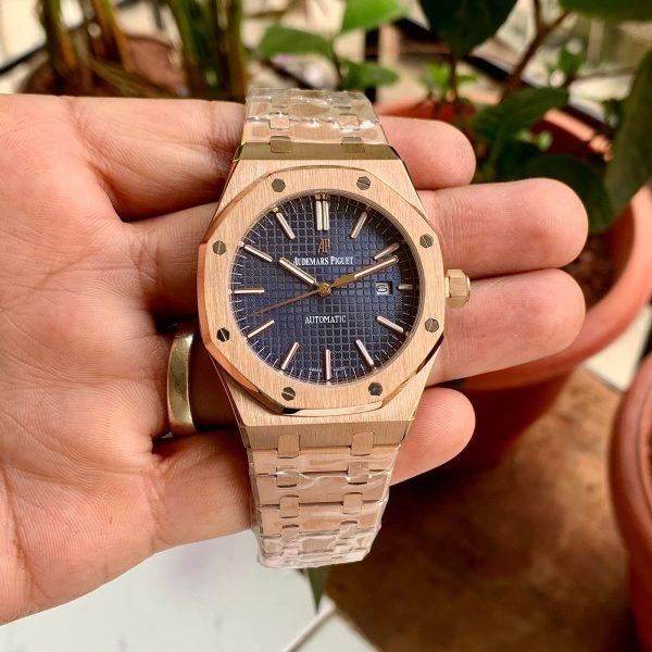 Audemars Piguet Royal Oak 15510OR.Rose Gold Blue Dial 41MM Automatic Watch